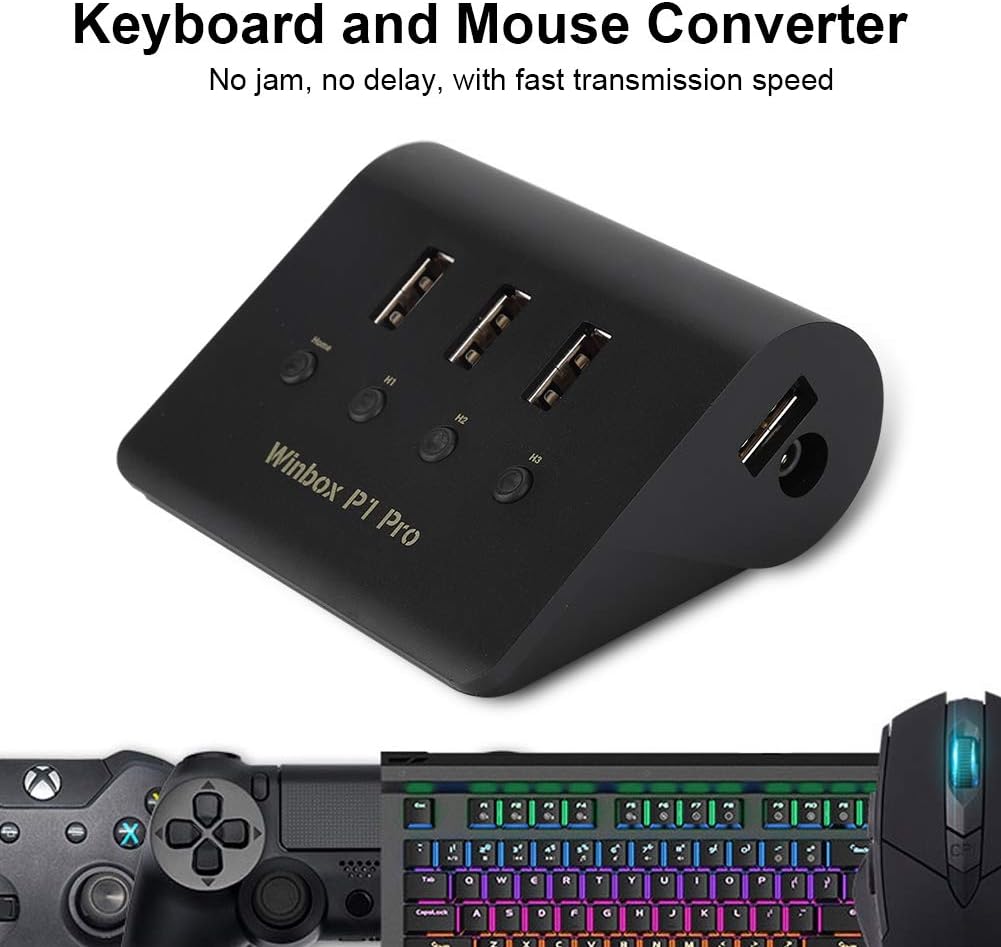Sutinna Mouse Keyboard Converter, Mobile Game Adapter Keyboard and Mouse Adapter for Winbox P1