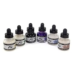 Daler-Rowney FW Acrylic Ink Bottle 6-Color