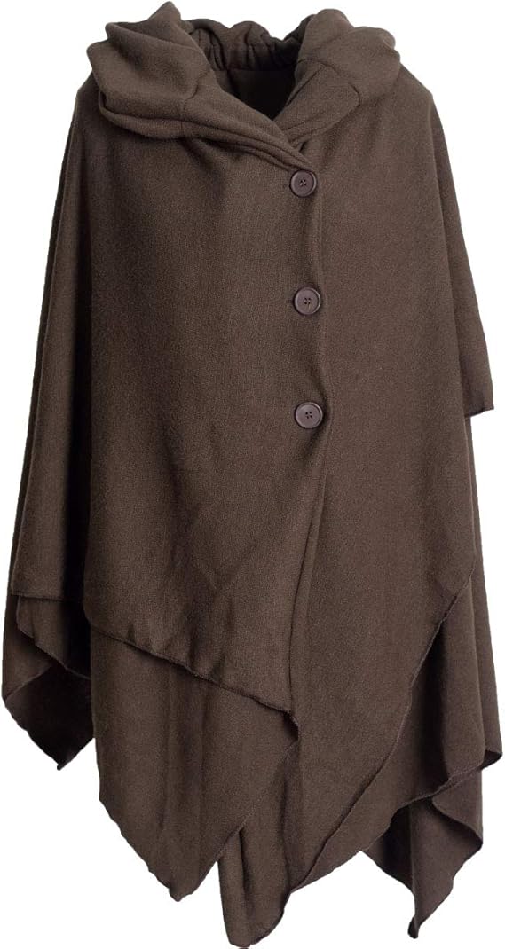 Amazon Marai マーライ ポンチョ ストール コート アウター レディース ケープ 秋 冬 ブラウン カーディガン ボレロ 通販