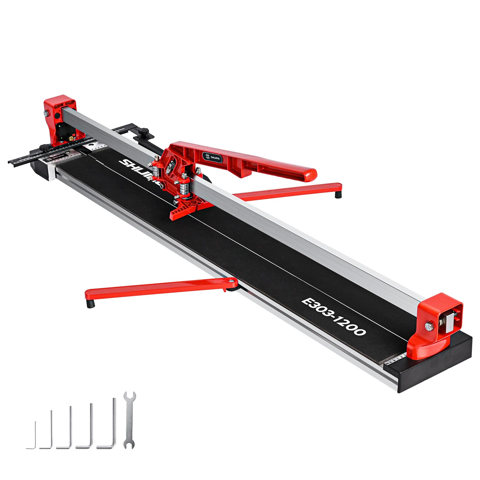 Photo 1 of *DIRTY* SHIJING 48-inch Manual Tile Cutter with Laser Cutting Guide Porcelain Tile Cutter with Split Platen,Double Aluminum Base,Tungsten Carbide Cutting Wheel
