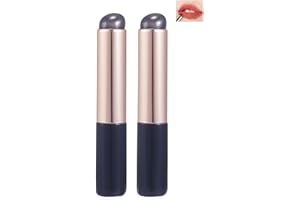 COSHINE Premium Silicone Makeup Brush Set - 2pcs High Elastic Brushes for Lip Balm, Lip Gloss, Lipstick and Concealer