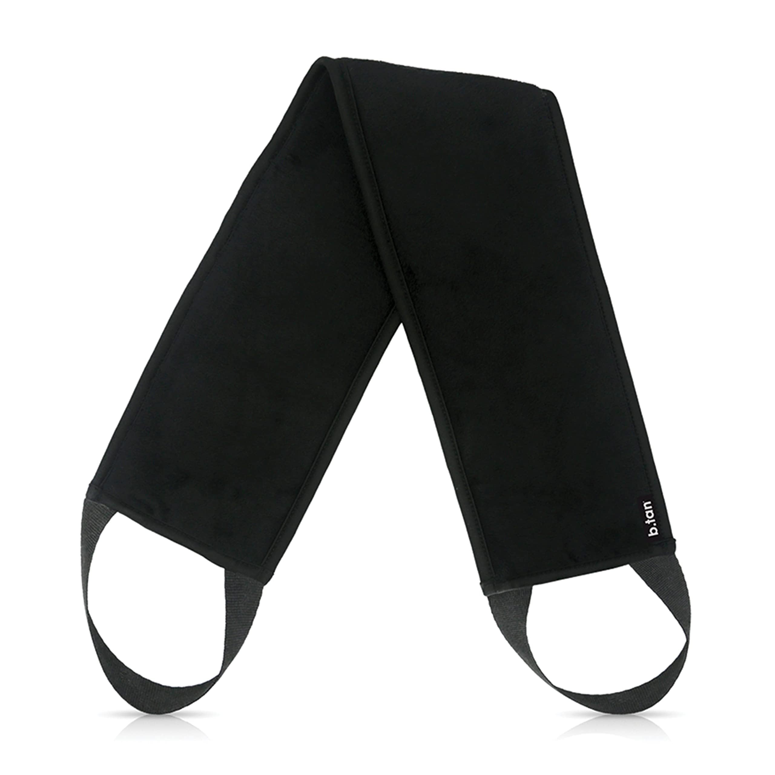 b.tan Back Self Tanning Applicator | We've Got Your Back - Sunless Fake Tanner Back Mitt with Handles, Streak-Free, Even Application, Velvety Soft Mitten, Reusable & Washable Sunless Tan