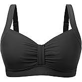 Women Underwire Bikini Top - Supportive Push Up Swim Top Only 2025 Retro Bathing Suit Tops