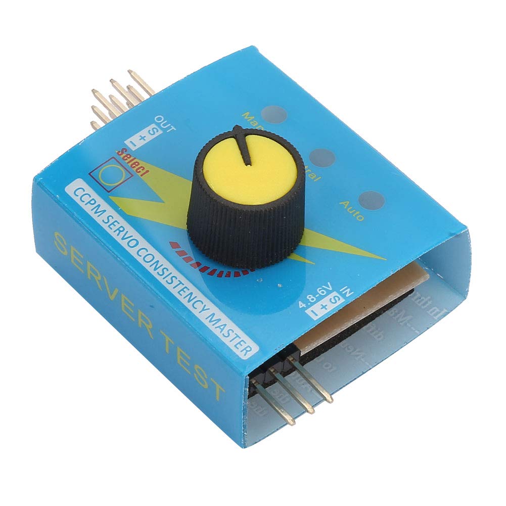 3 Channel Servo Tester, Multi Servo Tester Stable 1.5Ms ±0.5Ms RC Multi Servo Tester, Convenient ESC Testing High Accuracy DC 4.2-6.0V for Motor 1.5Ms ±0.5Ms