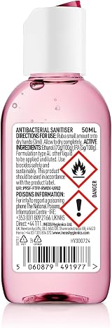 INEOS Sanitiser Pocket Gel Rhubarb Tonka 50ml 12 Pack Hospital Grade view 4