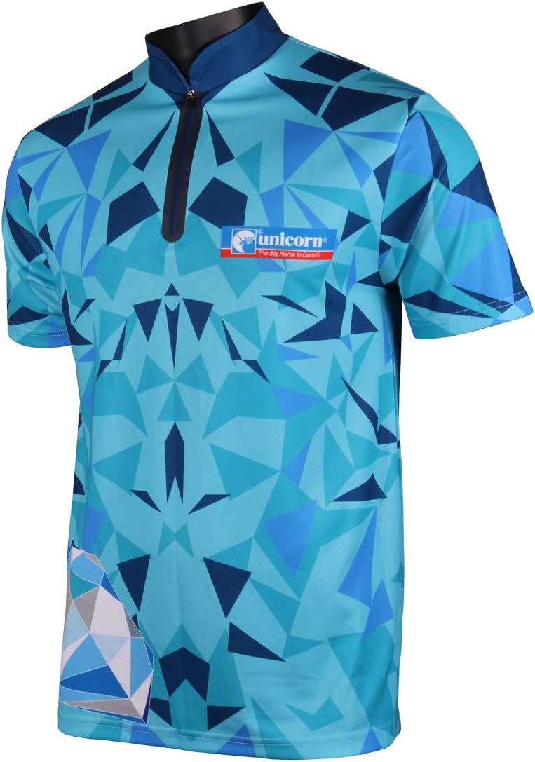 Unicorn Darts Shirt, Light Blue, M