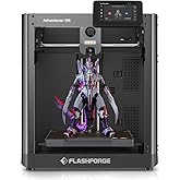 FLASHFORGE Adventurer 5M 3D Printer with Fully Auto Leveling System, Max 600mm/s High-Speed, 280℃ Quick-Detach Nozzle, CoreXY
