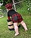 RuggedButts Infant / Toddler Boys Red Buffalo Plaid Bloomer