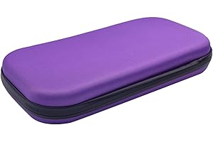 KASCLINO EVA Hard Stethoscope Case, Stethoscope Storage Box, Multi-Function EVA Carry Storage Organizer Box with Extra Mesh Pockets for Small Accessories, Device NOT Included(Purple)