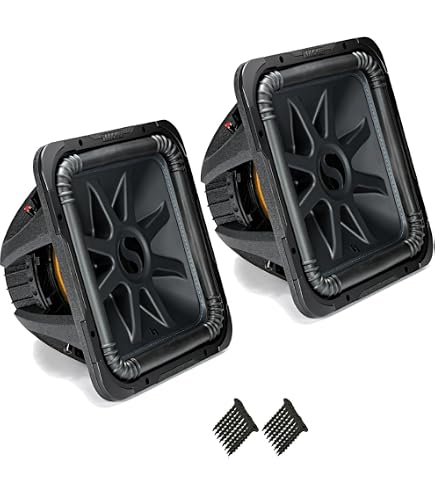 Amazon.com: KICKER 44L7S152 Dual 15 in Solobaric L7 Subwoofer