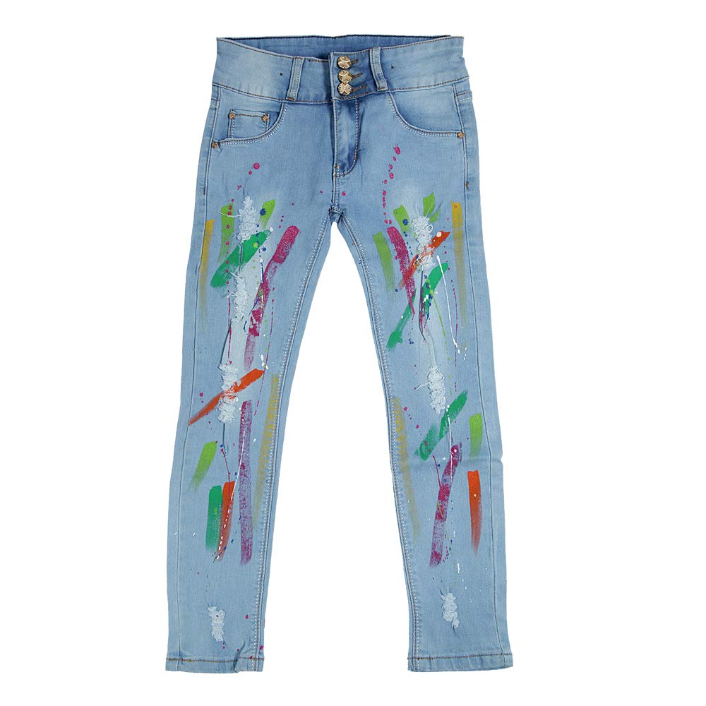 spray paint jeans