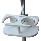 Brocraft Poly Drink Holder for 2 Drinks With Rail Mount Bracket Kit/Boat Cup Holder