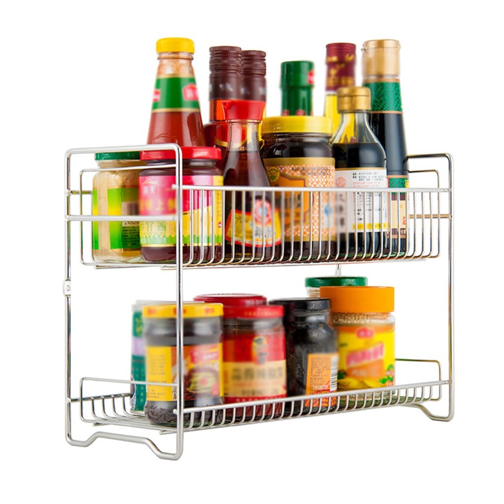 Aufbewahren & Ordnen Regale & Ablagen JiuErDP Küchenregal 2 Tier