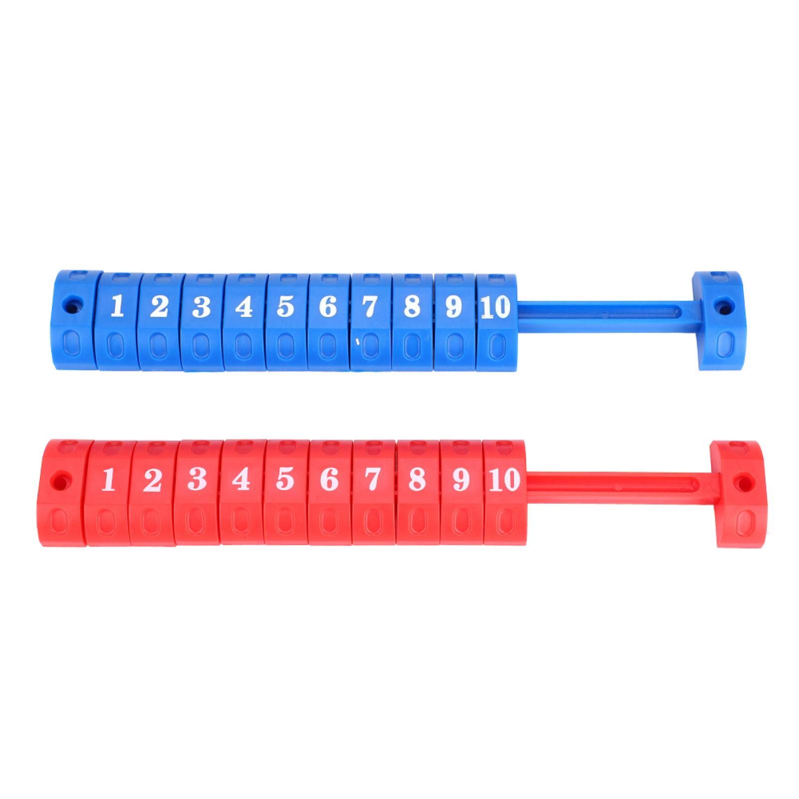 Demeras Table Football Score Counter 2pcs/set 10 Numbers Scoring Indicator(Red and Blue)