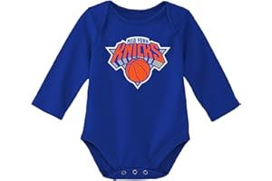 Outerstuff NBA Newborn & Infants 0-24 Months Official Primary Logo Long Sleeve Bodysuit Creeper Romper