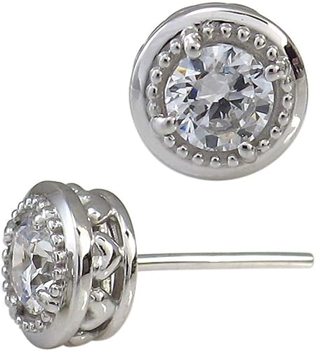 Amazon プレジュール プラチナ Pt900 ハート メンズ ミル打ち ピアス 一粒 ダイヤモンド ピアス ダイヤモンドピアス ピアス 通販