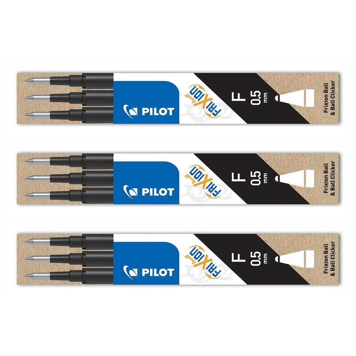 Pilot Frixion Ball Mine 0.5 Black 9er Set