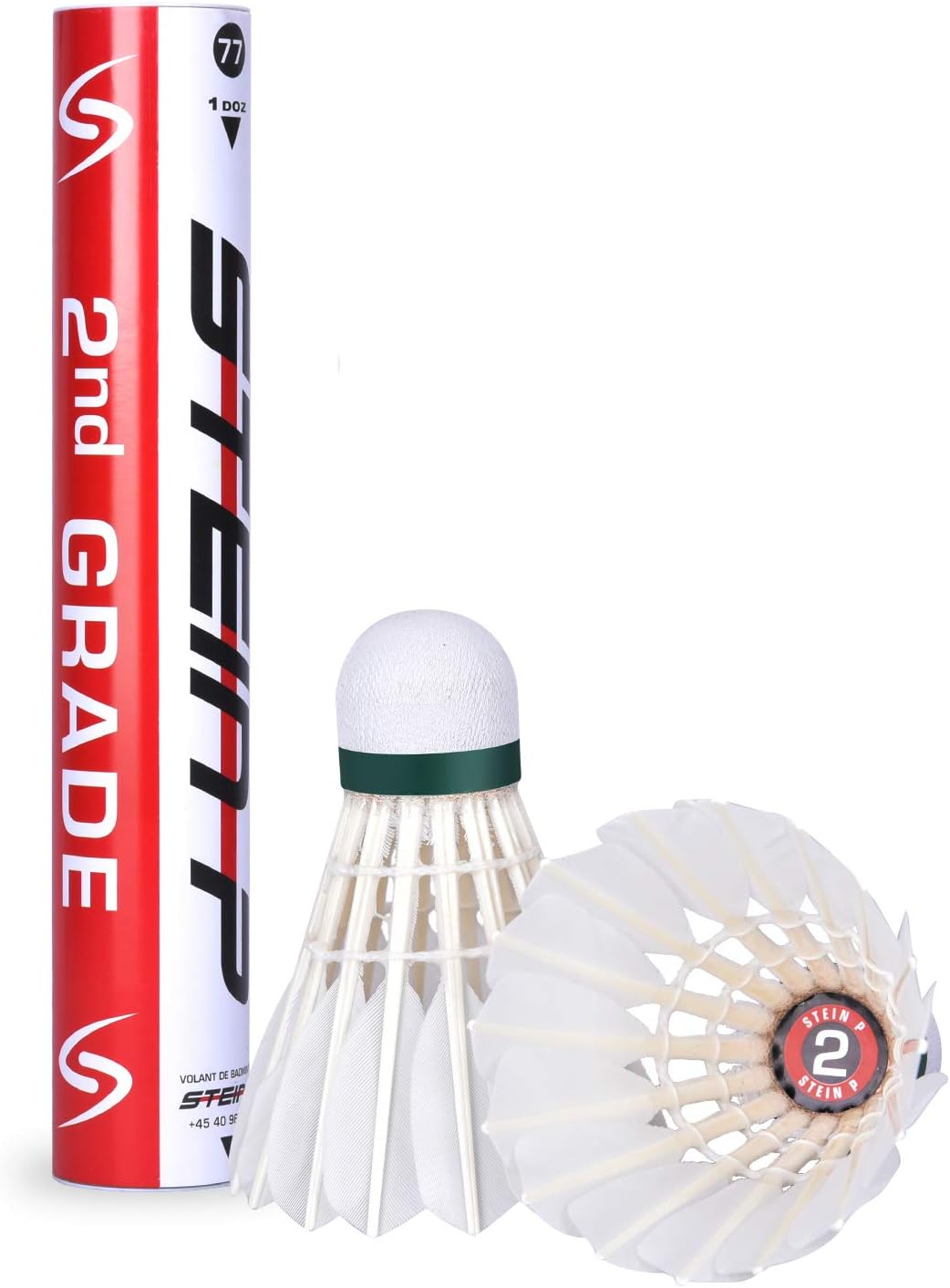 Flydragon Badminton Shuttlecocks Goose Feather Shuttlecocks Badminton with Great Stability and Durability,Badminton Birdies Balls for Indoor Outdoor Sports 12-Pack