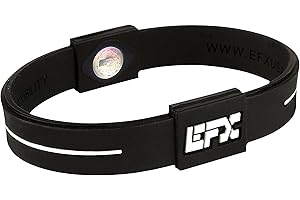 EFX Performance Surgical-Grade Silicone Balance Bracelet with Programmed Holograms for Balance, Strength, Flexibility, Energy | Waterproof & Sweatproof Bracelet for Men and Women | Great for Seniors