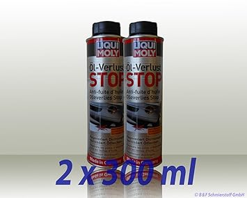 Liqui Moly Öl-Verlust-Stop für alle Benzin- und Dieselmotoren mit und ohne Dieselpartikelfilter 2X 300ml