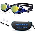 AIKOTOO Nearsighted Swim Goggles, Shortsighted Swimming Goggles