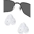 Replacement Nose Pads for Maui Jim Baby Beach/Kahuna/Kawika; for Oakley Steel Plate OX3222/Wiretap OO4071/Whisker Eyeglsses