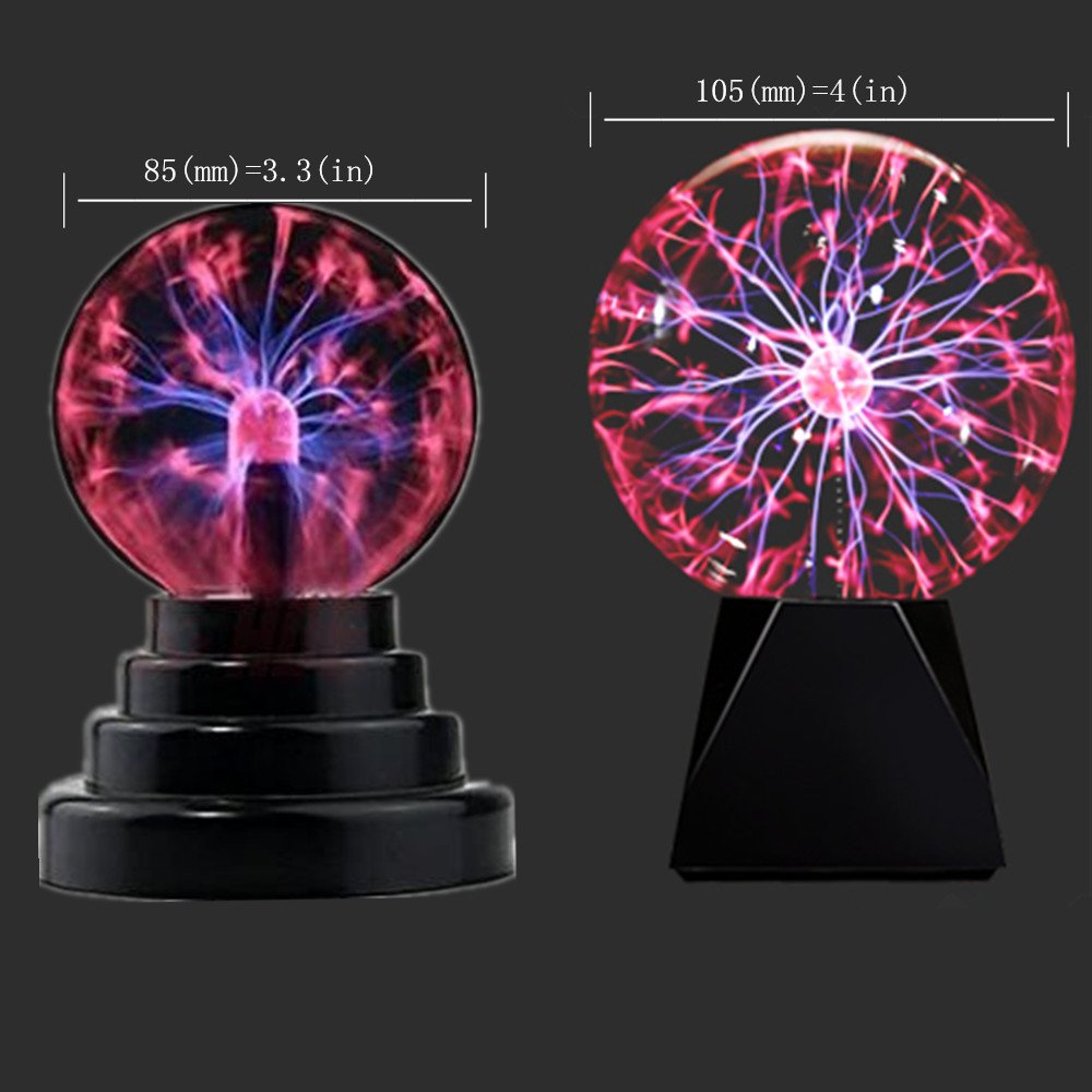 Lebbeen Glass Plasma Ball Sphere Lightning Light Lamp Party magical
