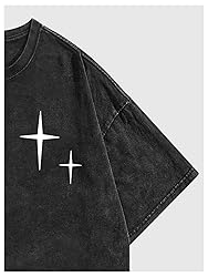 Verdusa Men's Letter Graphic Drop Shoulder T Shirts