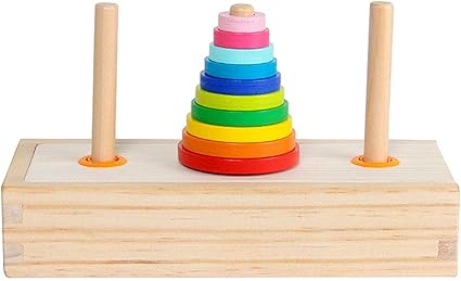 wooden stacking rings