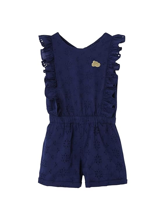 Vertbaudet Kurzer Jumpsuit für Mädchen
