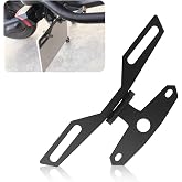 Purthog Motorcycle License Plate Bracket Adjustable,2-in-1 Motorcycle License Plate Holder for Licenses Plates/Tail Light,Universal Motorcycles Plates Mount Motorcycles Accessories