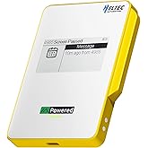 Heltec Meshtastic LoRa Compatible Magnetic 10000mAh Power Bank | nRF52840 and SX1262 Chips, Wireless Charging for Outdoor Emergency, MeshPocket Qi2,Yellow with E-Ink Display