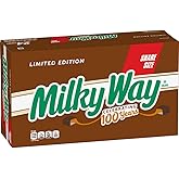 MILKY WAY Milk Chocolate Candy Bars Snacks, Bulk Candy Bars, 3.63 oz 24ct | Milk chocolate candy bars with caramel and nougat; bulk chocolate candy snacks, bulk candy bars, 3.63 oz share size