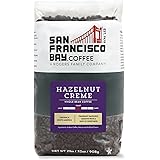SF Bay Coffee Hazelnut Crème Whole Bean 2LB (32 Ounce) Flavored Medium Roast