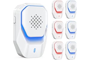 FROGOOM Upgraded 6 Packs Ultrasonic Pest Control Repeller, Electronic Spider Repellent Indoor for Insect Roaches Rodent Ant Bug Mosquito Rat Mouse Repellent Plug in for House Home Kitchen Garage
