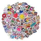 Roberly Cool Stickers 300pcs Mixed Waterproof Vinyl Stickers for Water Bottles Laptop Stickers Cars Motorbikes Bicycle Skateboard Luggage Phone Ipad Graffiti Decals Stickers for Teens