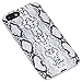 Lartin Soft Flexible Jellybean Gel TPU Case for iPhone SE 2nd 2020 / iPhone 8 / iPhone 7 / iPhone 6S / iPhone 6 (Cool Snakeskin)