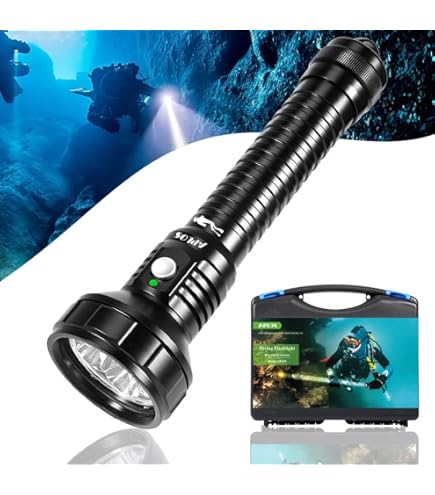 Amazon.com: APLOS AP150 Dive Light – 15000 Lumens, Waterproof to