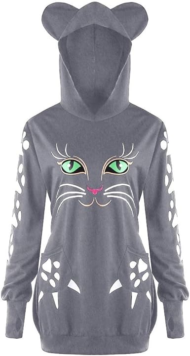cat hoodie with ears amazon