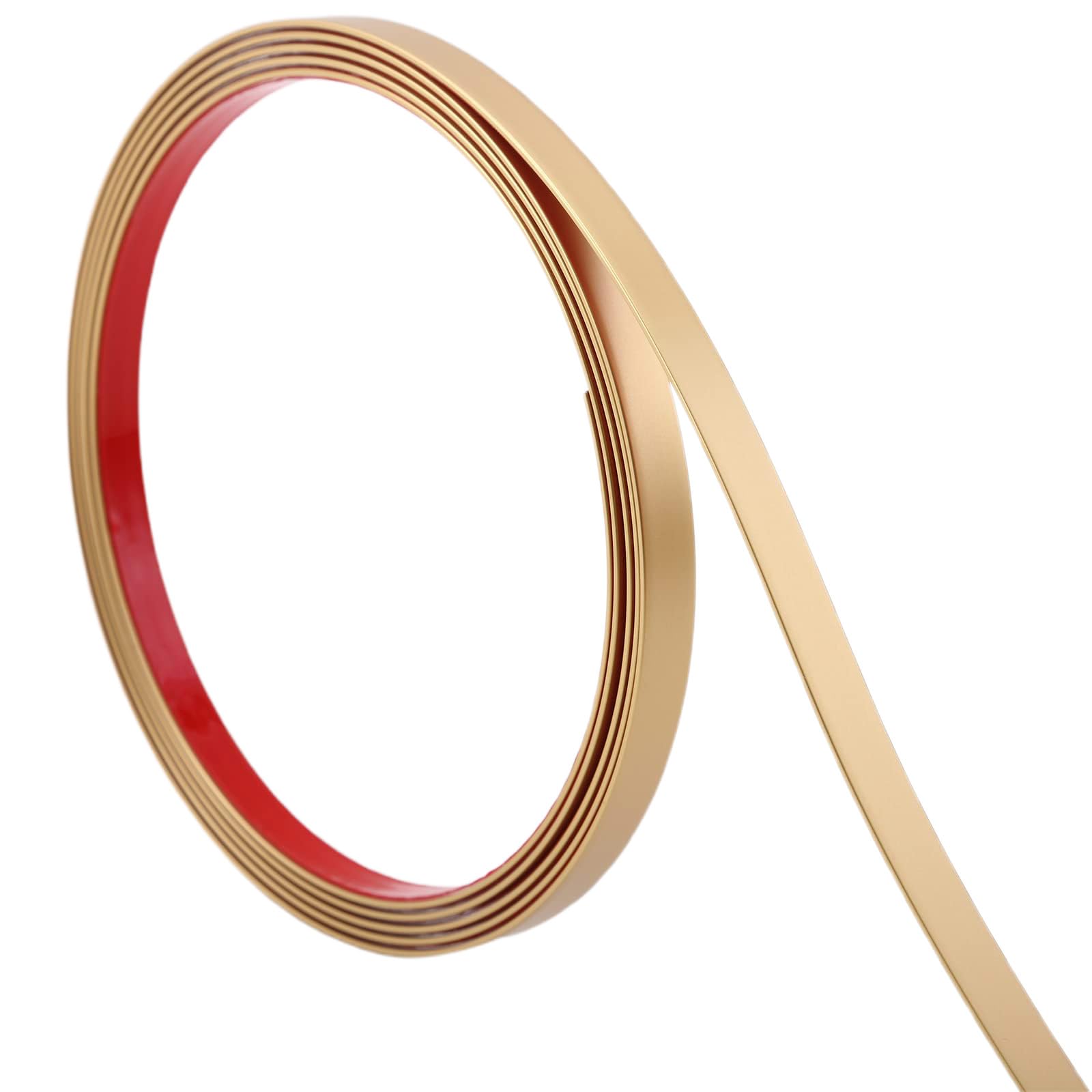 Gold Molding Trim Peel and Stick, Flexible Mirror Border Design, Wall Ceiling Floor Cabinet Tile Edge Moulding