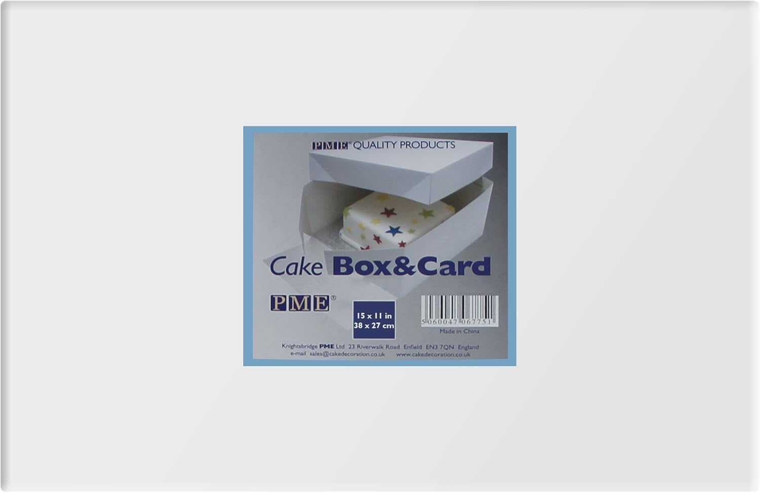 Plastique 1 5 X 23 X 33 Cm Blanc Pme Cbo901 Boite A Gateau Rectangulaire Patisserie Moules A Patisserie Centroarco Com