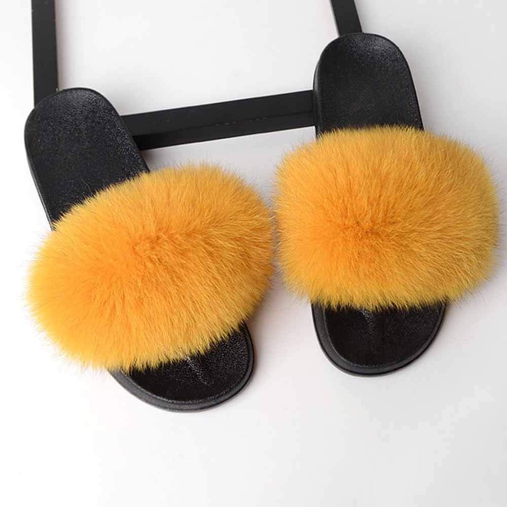 orange fluffy sliders