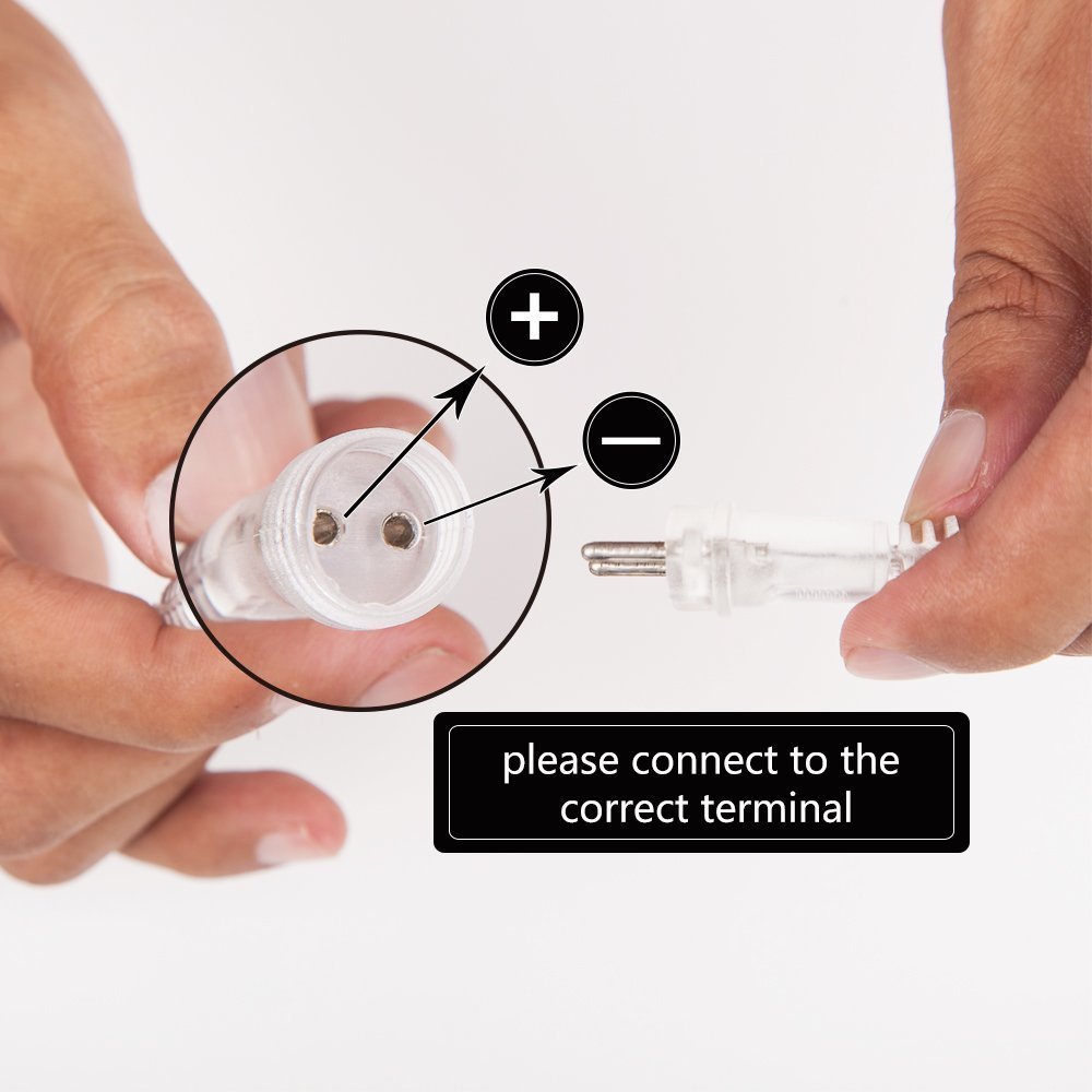 ZCplus LED Meteor Shower String Lights 11.8 Inch 8 Tube 144 LEDs Snow Falling Raindrop Cascading Light for Wedding Xmas Garden Tree Decor ( White)