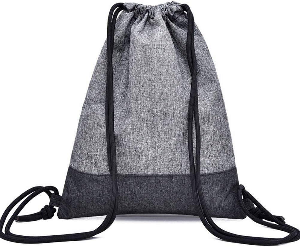 nuoshen Drawstring Sackpack Bag, Drawstring Gymsack Bag with Pocket Gym