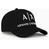 Armani Exchange Mens Corporate Logo Baseball Hat