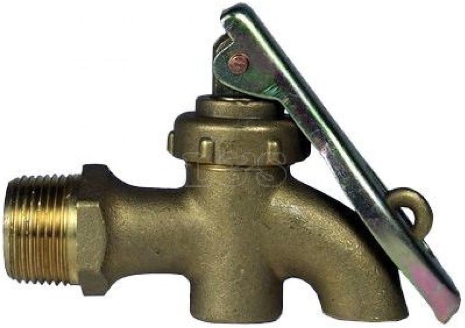 L&S Engineers 3/4" BSP Brass Lockable Drum Barrel Tap