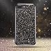 Dgtek iPhone 8 Plus Case for Women, iPhone 7 Plus Case for Girls, Protective Glitter Bling Hybrid Heavy Duty Sparkle Dual Layer Hard PC + Soft TPU for Apple iPhone 6S/6/7/8 Plus Black