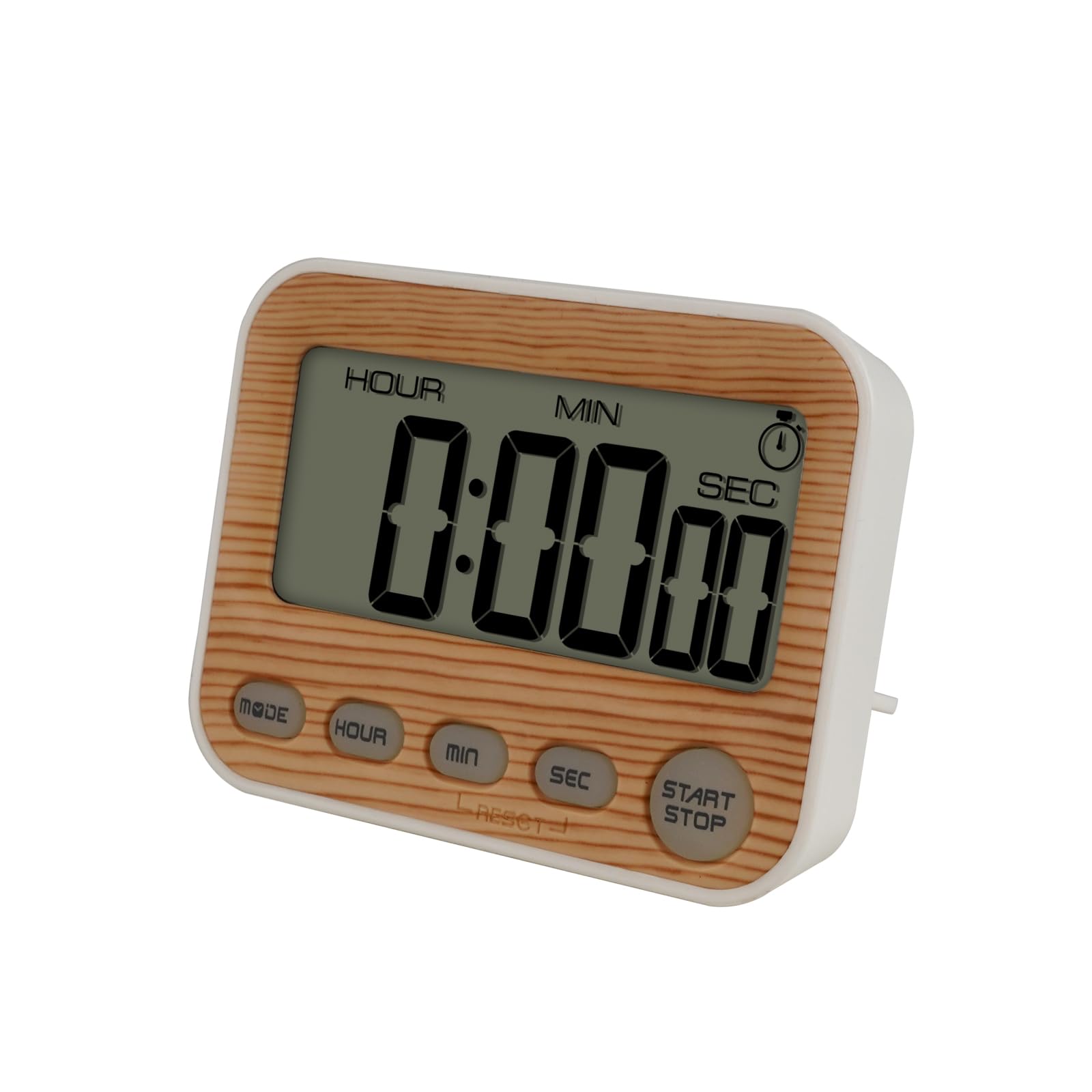 Taikemeti Countdown Count Up Timer,Kitchen Timer,Magnetic Digital Stopwatch Clock with Large LED Display Beep Reminder for Studying,Cooking,Exercise, Classroom Timer for Kids (Yellow)