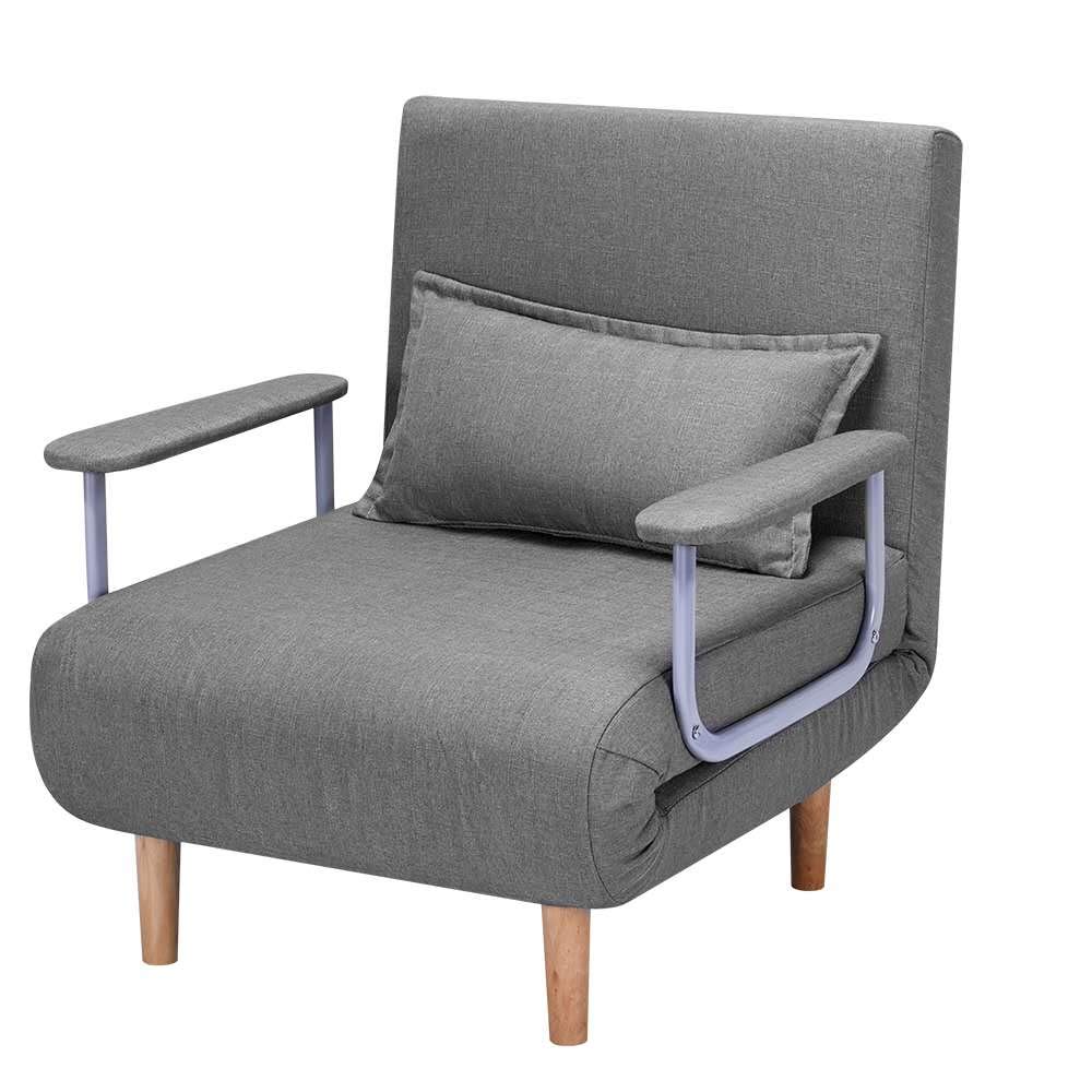 HOMHUM Convertible Sofa Bed Sleeper Chair,Adjustable 5 Position