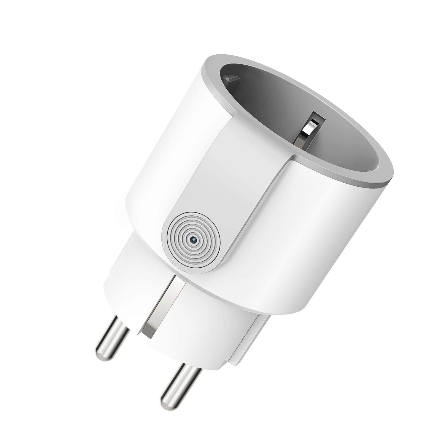 WLAN Steckdose, Smart Steckdose mit Verbrauchsanzeige Timer kompatibel mit iOS & Android, funktioniert mit Alexa/Google Home/IFTTT, Kein Hub erforderlich 10A-2300W